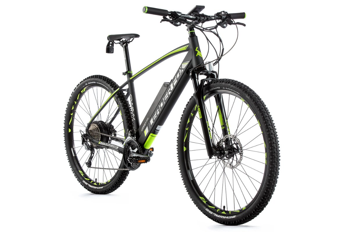 E-Mountainbike SWAN 29", Rahmen 21,5", grau matt/grün