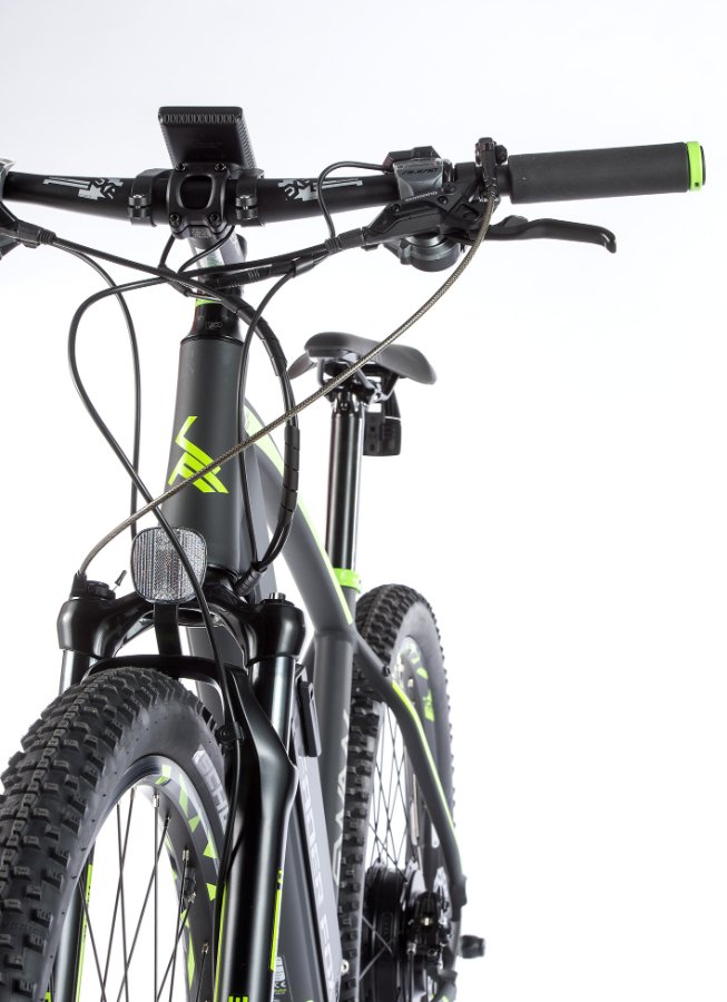 E-Mountainbike SWAN 29", Rahmen 21,5", grau matt/grün