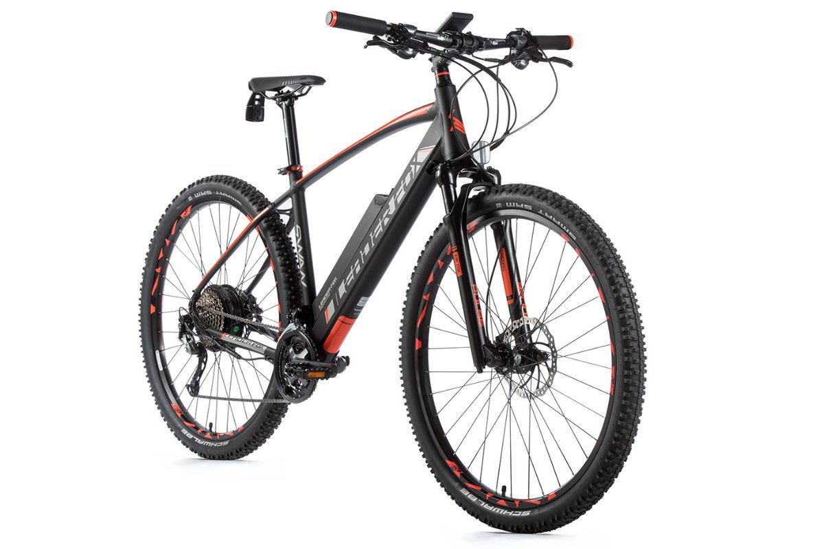 E-Mountainbike SWAN 29", Rahmen 19,5", schwarz matt/orange