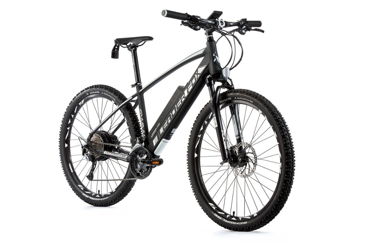 E-Mountainbike SWAN 27,5", Rahmen 16", grau matt/weiß